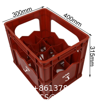Stackable Beer Bottles Plastic Crates 12/24 Bottles Plastic Beer Crate 12 Bottles Crate Stackable Plastic Storage Box Beer Crate Beer Crate
