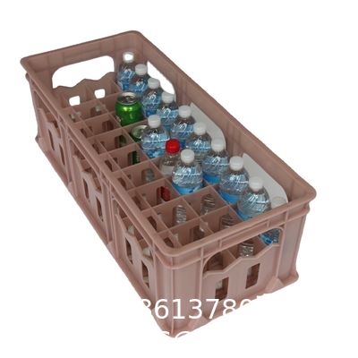 40 Bottle Extra Large Milk Crate Heavy Duty Dairy Crate Milk Bottles Crates Wine Bottles Crates Plastic Beer Carrier/Holder and Stackable Container