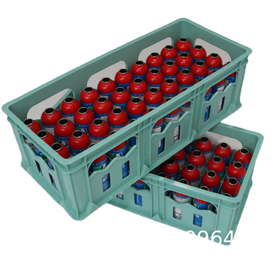 40 Bottle Extra Large Milk Crate Heavy Duty Dairy Crate Milk Bottles Crates Wine Bottles Crates Plastic Beer Carrier/Holder and Stackable Container