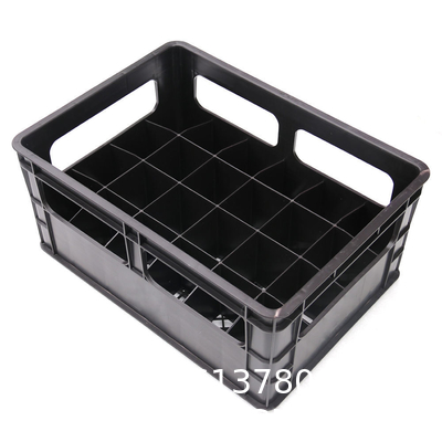 24 Plastic Beer Bottle Crate, Beer Crate For Sale, Transferheavy duty Black plastic storage box,milk crates heavy duty Transit storage