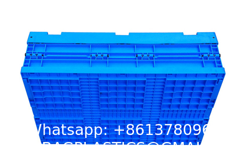 Auto Plastic Logistics Box High Load Auto Parts Foldable Solid Box Heavy-Duty Recyclable PP Plastic Crate Logistic Stackable Crate