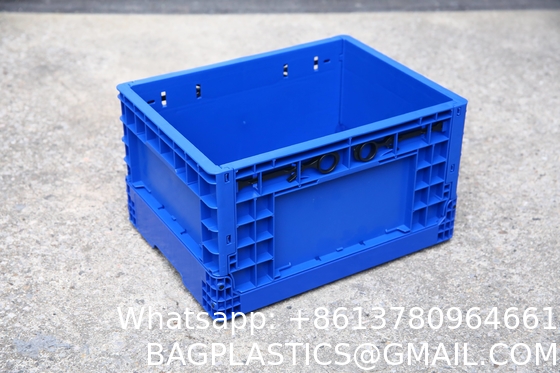 Auto Plastic Logistics Box High Load Auto Parts Foldable Solid Box Heavy-Duty Recyclable PP Plastic Crate Logistic Stackable Crate