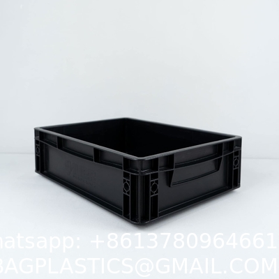 Heavy Duty Durable Solid Box Crate Stackable Plastic Logistic Crate Euro Storage Box Euro Standard Transport Use Plastic Logistics Box | Stackable Solid Crate For Heavy Load Applications