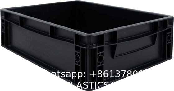 Heavy Duty Durable Solid Box Crate Stackable Plastic Logistic Crate Euro Storage Box Euro Standard Transport Use Plastic Logistics Box | Stackable Solid Crate For Heavy Load Applications
