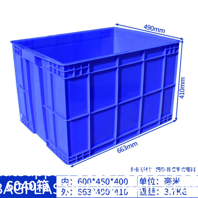Storage Box – Euro Box Perfect Plastic Transport Box For Camping, Boat Or Garden – Stackable With Other Euro Containers And Stacking Boxes