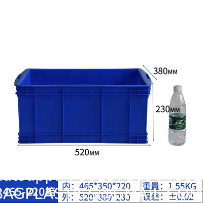 Plastic Storage Euro Logistics Box Stackable Design Lidded Covered Lidded Covered Rectangular Euro Size High Performance Esd Stackable Plastic Storage Boxes Box Wholesale For Industrial Storage