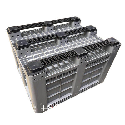 Collapsible Plastic Box Pallets Pallet Box-Foldable Pallet Pack Collapsible Bulk Container Heavy Duty Industrial Use Folding Plastic Pallet Box Plastic Stackable Collapsible Pallet Crates