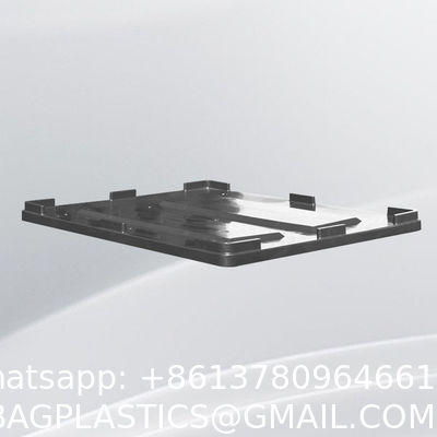 Big Plastic Crates Heavy Duty Bulk Storage Containers Large Collapsible Pallet Box Recyclable Bulk Cargo Storage Foldable Pallet Box Industrial Commercial Stackable Plastic Pallet Box