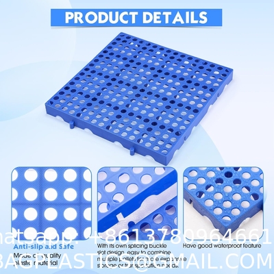 Moisture-Proof Floor Waterproof Storage Grid Pad Grid Ventilation Pallet For Garage Supermarket Outdoor