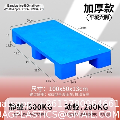 Plastic Pallets Factory Direct Sale EPAL Size Stackable HDPE Grid Nine Feet Durable With Low Price Bulk China Flat Top 1200 X 1000 mm Export Use Plastic Pallet