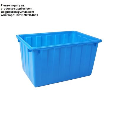 Square Rectangular Storage Plastic Tank Plastic Crate Nesting Moving Agricultural Plastic Box  Water tank Thickened Storage tank Smooth Clothing Textile Factory Storage