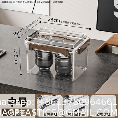 Household Multifunction Large Stackable Clothes Clear Transparent PP Container Box Plastic Storage Boxes Bins With Lid Wheels