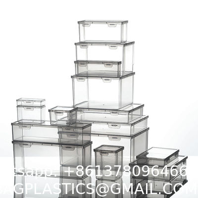 Desktop Office Supplies, Desk Organizers, Clear Accessories, Dustproof Organizer Storage Small Items Frosted Storage Box Transparent Desktop Sundries Storage Box With Lid Drawer Storage Box