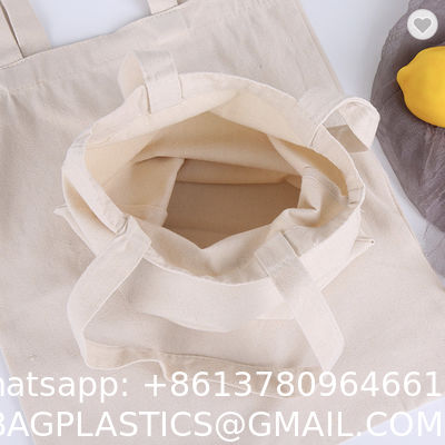 Custom Cotton Canvas Tote Bag Cotton Canvas Bag Reusable Shopping Bags Silk Screen Branded Strap Tote Bag Cotton Canvas Shopping Bag Custom Printed Logo Recycled Cotton Canvas Shopping Tote Daily