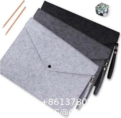 File Folders- Felt Folder Expanding File Folder Paper Envelope A4 Folders With Lanyard Felt file bag simple office data file bag storage bag storage bag student stationery bag folder
