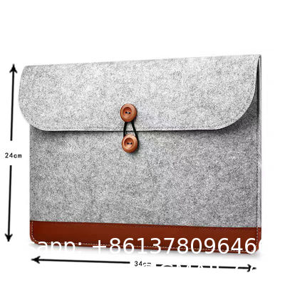 Felt Laptop Bag Protective Light Weight Carrying Envelope Sleeve Case, Compatible With Asus D e l l HP Microsoft Notebook Chromebook Ultrabook, Apple MacBook Air Pro