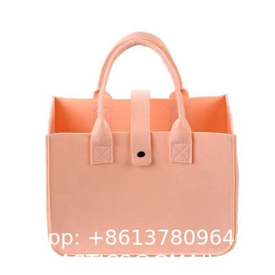 Logo DIY Personalized Grocery Bag Wholesale Shopping Bags Customization Cheap Handbags Casual Felt Women Shopping Handbags For Daily Use