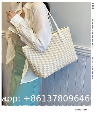 Hand-woven Beach Bag Raffia Crochet Messenger Shoulder Bag Summer Vacation Straw Bag Manufacturers Natural Straw Paper Tote Bag Women Open Fashionable Raffia Crochet Handbags for Beach with Custom