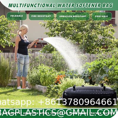 Water Bladder Storage Containers, Foldable Portable Water Tank Large Capacity Soft Water Bag, Drought Resistance, Fire Prevention, Emergency Water