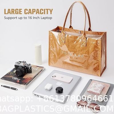 waterproof fashionable Customized Printed Dupont Paper Bag With Zipper Can Be Washed And Torn Not Break The Handbag Shoulder Crossbody Bag