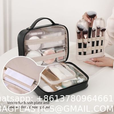 Travel Toiletry Bag for Women, Makeup Bag& Cases, Waterproof Makeup Organizer, Large Capacity Outdoor Travel Toiletries And Cosmetics Bag Three Piece Set Customization Convenient Storage Bag