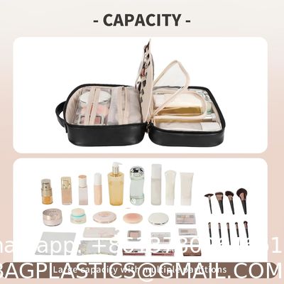 Travel Toiletry Bag for Women, Makeup Bag& Cases, Waterproof Makeup Organizer, Large Capacity Outdoor Travel Toiletries And Cosmetics Bag Three Piece Set Customization Convenient Storage Bag