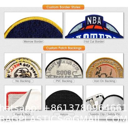 Garment Accessories, Tactical Morale Patch Bundle, Full Embroidery Loop And Hook Patches Set For Caps, Bags, Backpacks, Vest, Military Uniforms,Tactical Gears