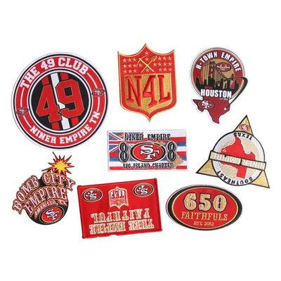 Garment Accessories, Tactical Morale Patch Bundle, Full Embroidery Loop And Hook Patches Set For Caps, Bags, Backpacks, Vest, Military Uniforms,Tactical Gears