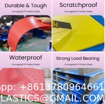 Customizable PP Plastic Storage Box Multi-Size Foldable Moving Organization Boxes 4mm Thickness Cut Processed To Order