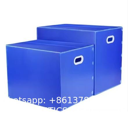 Manufacturers Anti Static PP Hollow Plate Turnover Box Foldable Carton Type Corrugated Poly Packaging Storage Box 5mm Thick PP Plastic Moving Boxes Space-Saving Design Cutting Processing