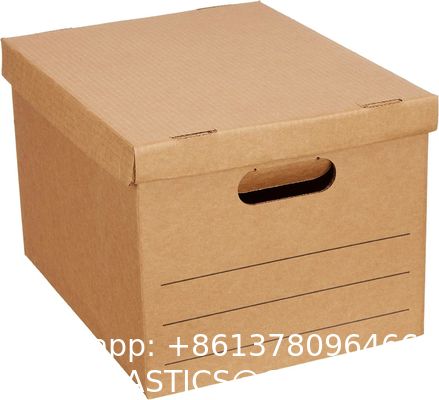 Moving Boxes With Reinforced Handle And Lids, Kitchen Moving Boxes with Reinforced Handle Lid Packing Supplies for Dishes and Glassware STOR/File Medium-Duty File Storage Boxes, FastFold