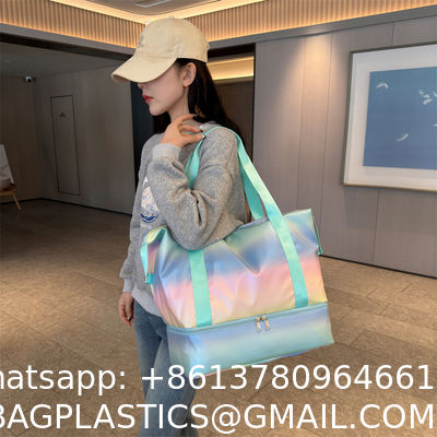 handle bag, handy bag, travel bag, Women Tote Bag, Quilted Puffer Work Shoulder Bag With Laptop Compartment Trolley Sleeve, Large Puffy Travel Handbag