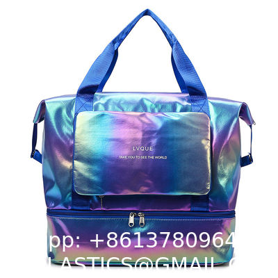 Colorful Unicorn Rainbow Tote Bag For Women, Large Shoulder Foldable Reusable Grocery Handbag For Shopping Picnic