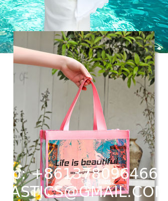 Holographic Makeup Bag Holographic Iridescent Cosmetic Bags With Zipper Travel Iridescent Makeup Bags Portable Holographic Bag Iridescent Holographic Bag For Makeup Tools Organizer