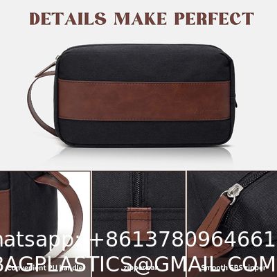 Sustainable Travel Toiletry Bag - Large Toiletry Bag For Men, Water Resistant Skincare Bag, Travel Bag For Toiletries