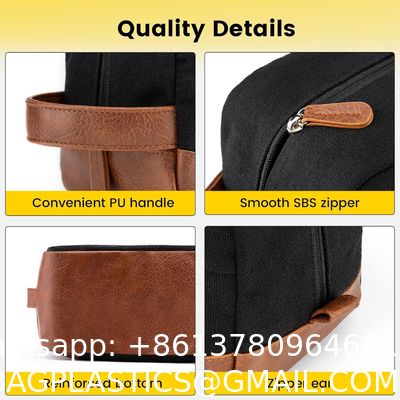 Travel Toiletry Bag For Women And Men, Water-Resistant Shaving Bag For Toiletries Accessories, Foldable Storage Bags With Divider And Handle For Cosmetics Toiletries Brushes Tools