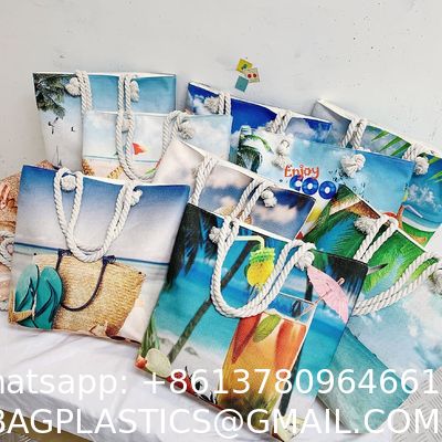 New Fashion Canvas Beach Bag Women'S Shoulder Bag Simple Tote Bag Large Capacity Shoulder Handbag Purchase