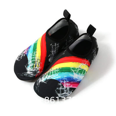 Summer Water Shoes Aqua Beach Shoes Sea Swimming Shoes Beach socks, snorkeling shoe covers, universal equipment for swimming and diving socks, snorkeling and swimming sock covers, non-slip (Lycra)