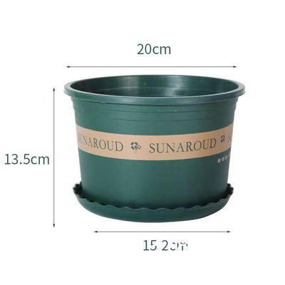 Gallon Plant Nursery Pots,Plastic Pots With Drainage Holes,Garden Flower Container Seedling Pot With White Label For Planting,Cuttings,Transplanting,Home Garden