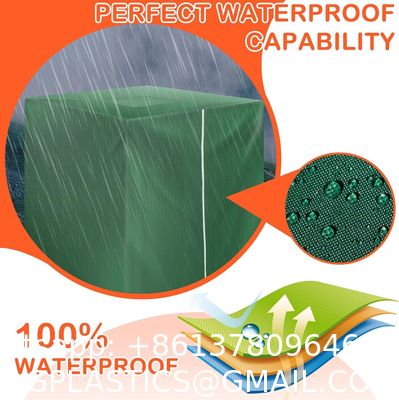 IBC Tote Cover For 1000L Outdoor 275 Gallon Rain Barrel UV Resistant Waterproof Outdoor IBC Covers Outdoor Water Tank Covers Waterproof, 275 Gallon for 420D 1000L Garden Water Tank and Rain Barrel