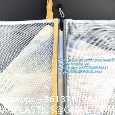 Waterproof Zipper Bags Document Multipurpose Travel Bags For Office, School, Board Game, Puzzles, Cosmetics, Travel Accessories, And Home Organization