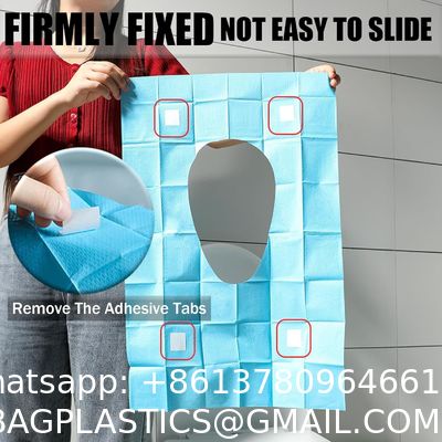 Toilet Seat Covers Disposable 16x24 Inch XL Portable Toilet Liners Travel Seat Cover For Outdoors,Hotel, Hospital, Travel, Public Toilet Seat Cover