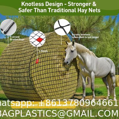 Manufacturer HDPE Pallet Balers Net Wrap For Farm Hay Silage Corn Stalk Straw Bale Agriculture Bale Net Wrap