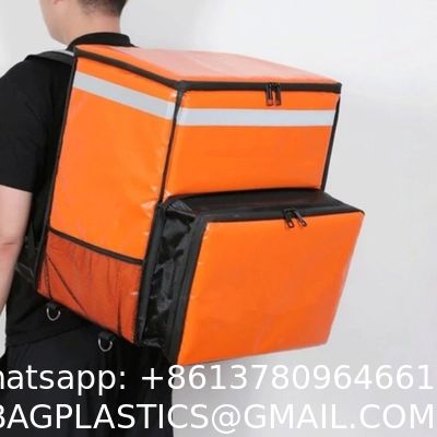 ODM/OEM Factory Customization Portable Large Reusable Delivery Motorcycle Food Delivery Bag For Pizza Takeaway Rider Food Waterproof Thicken Outdoor Backpack Food Delivery Insulated Pizza Bag