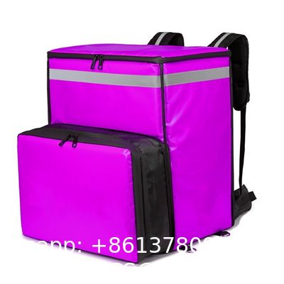 ODM/OEM Factory Customization Portable Large Reusable Delivery Motorcycle Food Delivery Bag For Pizza Takeaway Rider Food Waterproof Thicken Outdoor Backpack Food Delivery Insulated Pizza Bag