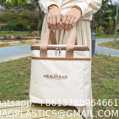 Lunch Box & Lunch Bag for Women Men, Large Insulated Adult Lunch Box Leakproof Lunchbox Cooler Bag for Work Picnic Beach,16L, Reusable Non Woven Part Aluminum Foil Non-woven Fabric Thermal Insulation