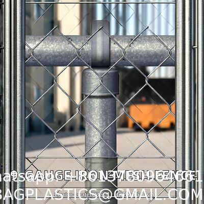 Wire 9 Gauge Green Vinyl Coated Galvanized Steel Chain Link Fence Fabric, Diamond Mesh Size 2-3/8 Inch, Galvanized Fencing Wire Roll For Garden And Animals Enclosure