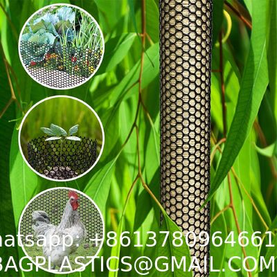 Chicken Wire Fencing Mesh Plastic With Zip Ties, 1.3×10FT Garden Netting For Moss Poles, Plastic Chicken Wire For Poultry Rabbit Fencing,Crafts,DIY - Black