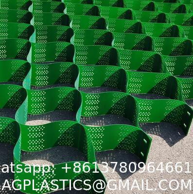 Heavy-Duty Honeycomb Geogrid For Soil, Gravel, Grass & Driveway Stabilization On Slopes, Walkways And Patios Driveways, Parking, Landscaping, Patios, Golf Cart ATV Paths