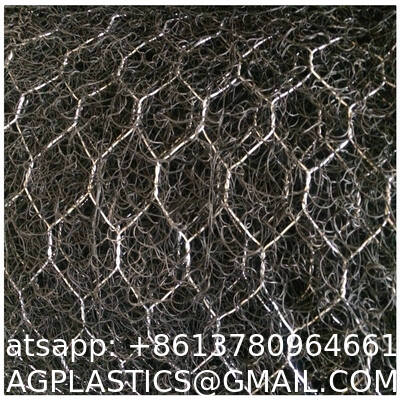 Mike Pads Reinforced Mike Mat Reinforced Three-Dimensional Mesh PVC Coated Hot Dipped Galvanized Galfan Reinforced Composite Geomat Erosion Control Mat Soil Stabilization Matting Mud Control Mats